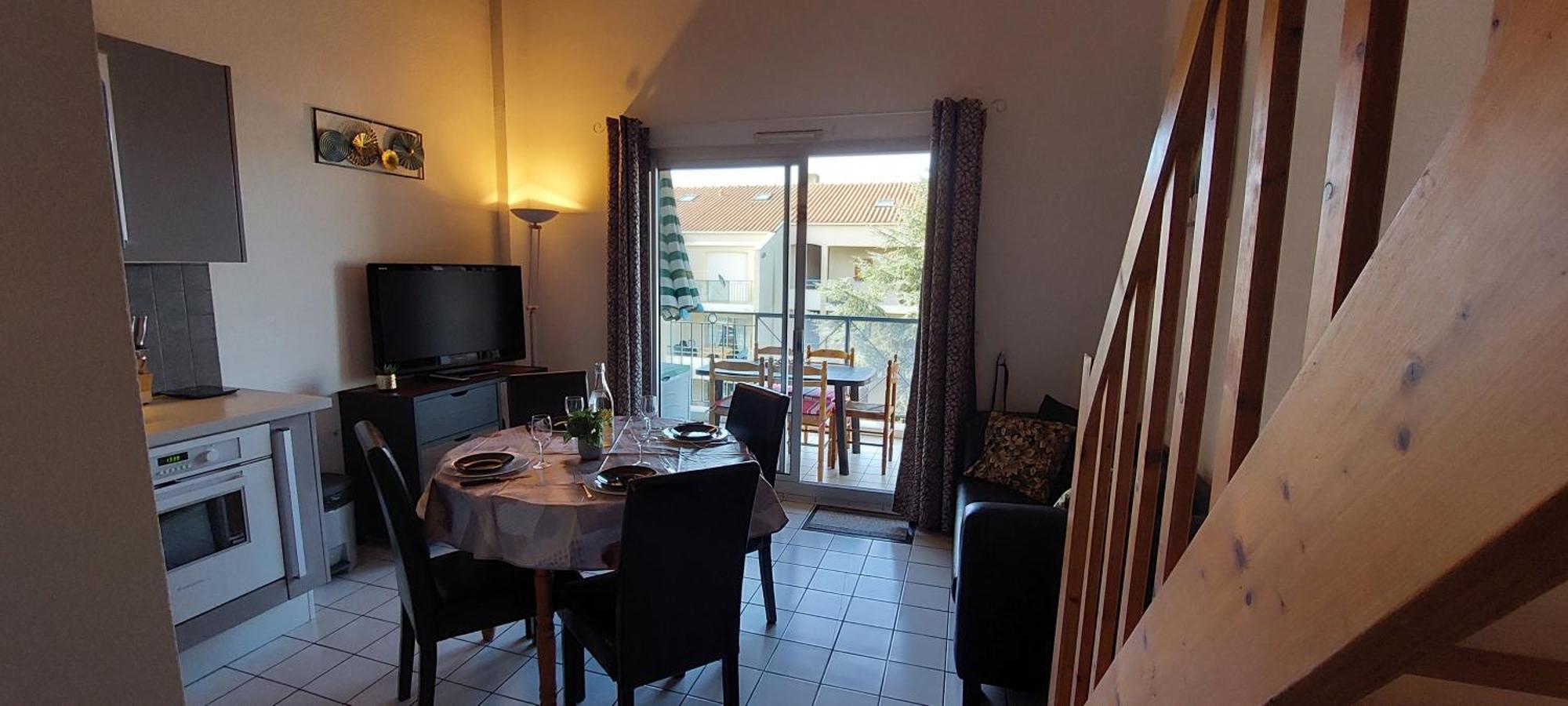 Appartement Au Calme Avec Piscine Et Parking Dans Residence Securisee Saint-Jean-de-Monts Luaran gambar